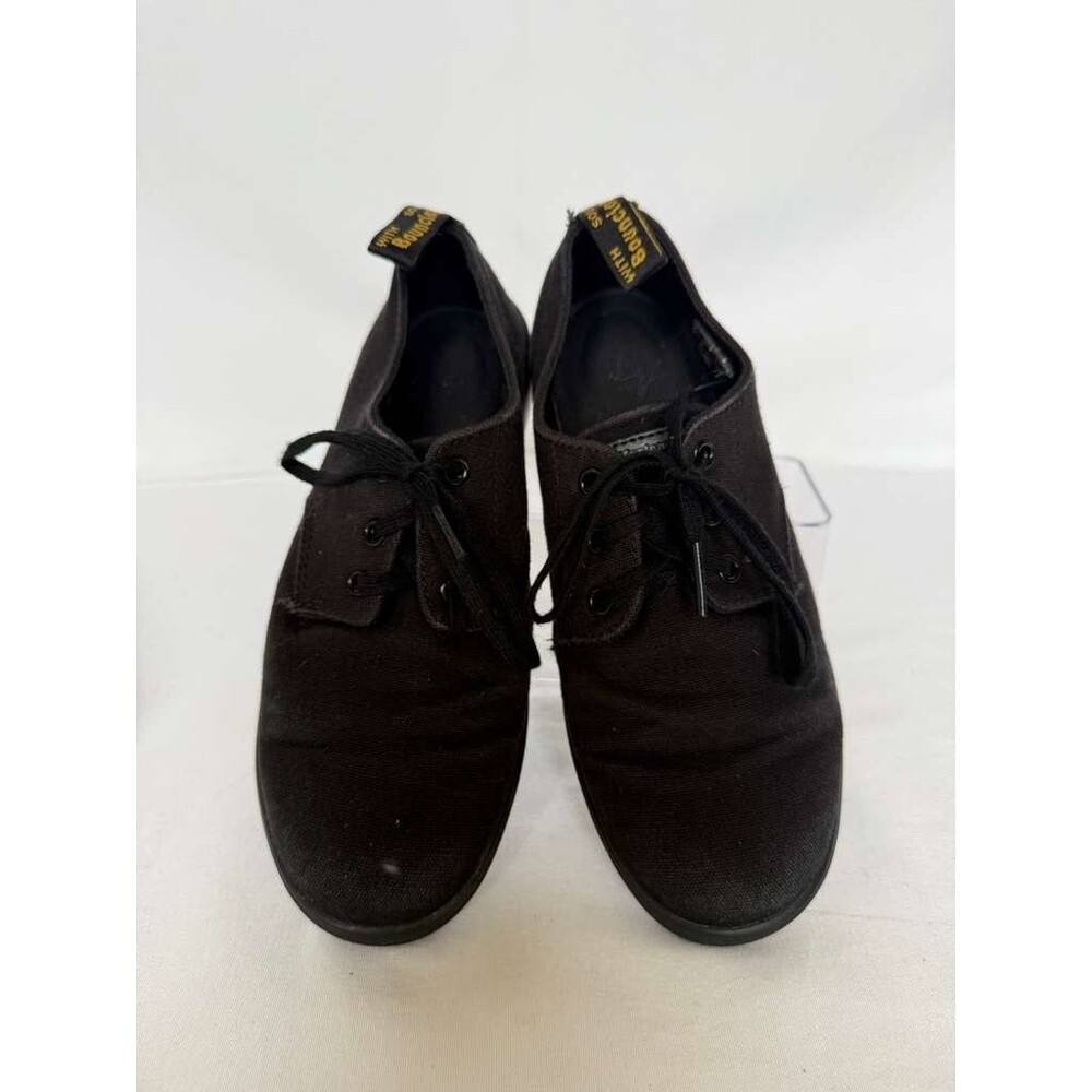 Dr. Martens Santanita Black Canvas Lace Up Shoes Women’s US 7
